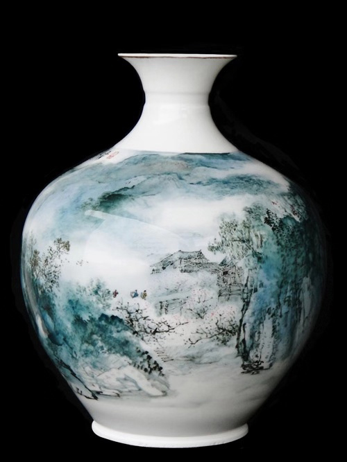 不识是烟还是雨 H44cm